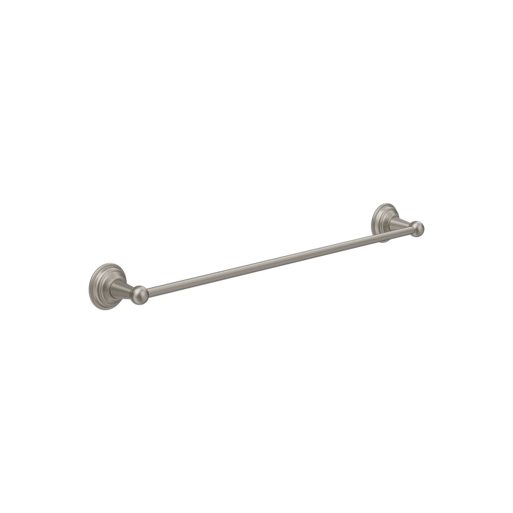 Cutout image of Crosswater Belgravia Brushed Nickel Single Towel Rail